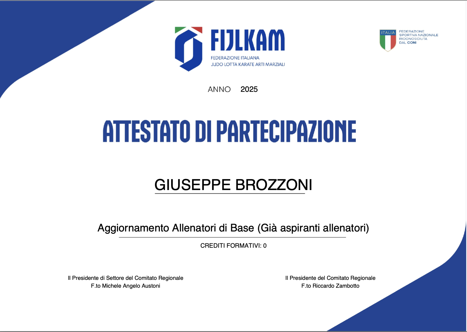 Corso aggiornamento